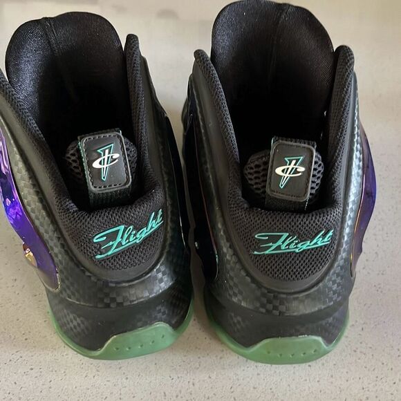 Nike Lil Penny Posite Black Hyper Jade Mens Size 11.5 (630999-002) - Picture 4 of 8